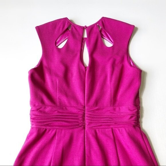 Aidan Mattox Pink Sheath Dress Keyhole Bridesmaid Size 8 - Picture 6 of 15